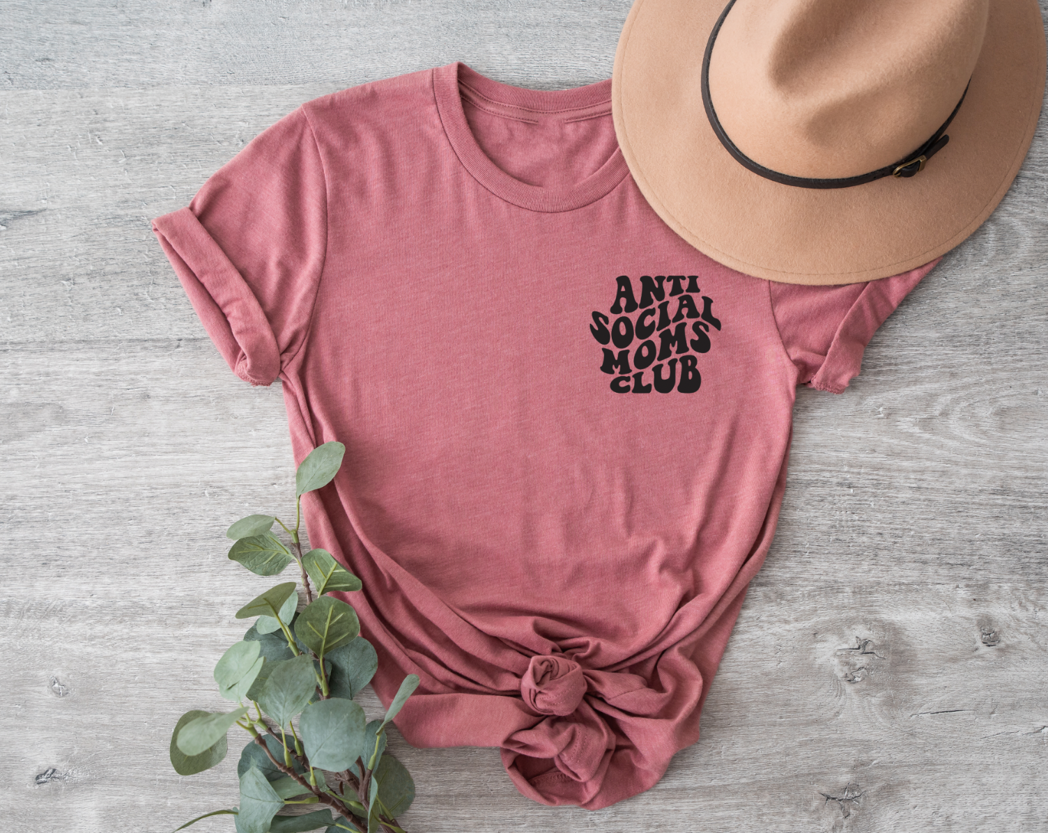 Anti Social Moms Club Pocket Print