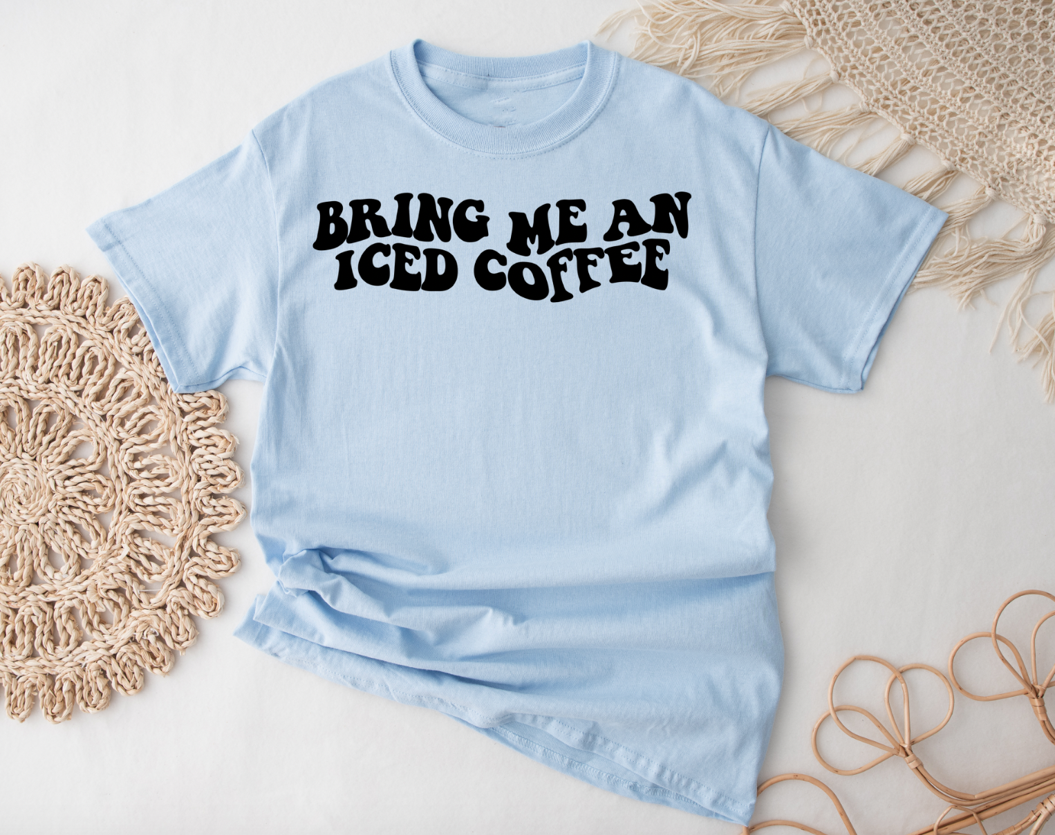 bring me an iced coffee