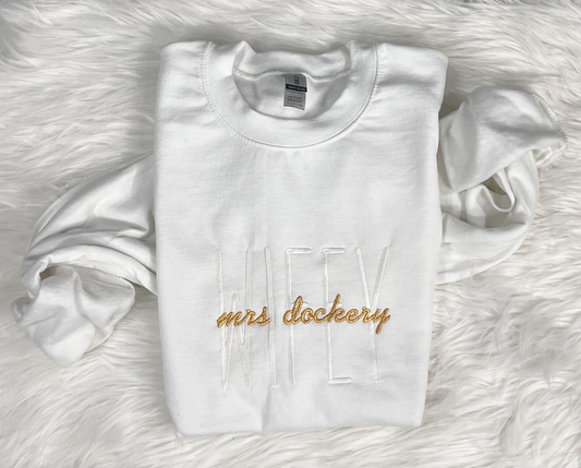 Custom Wife Last Name Fleeces