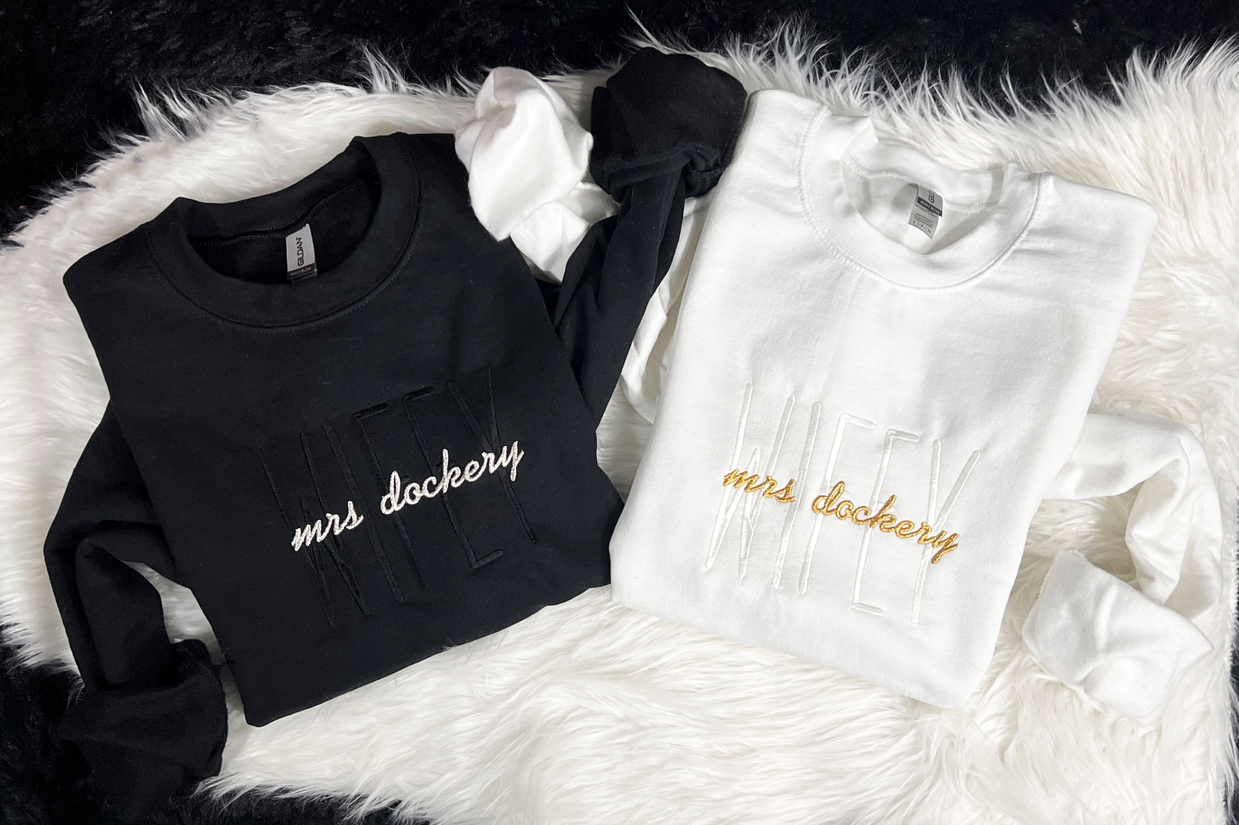 Custom Wife Last Name Fleeces