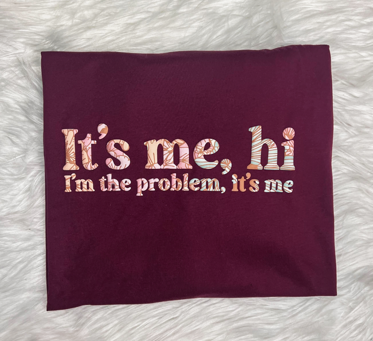 It's Me, I'm the Problem Boho Printed Puff Floral