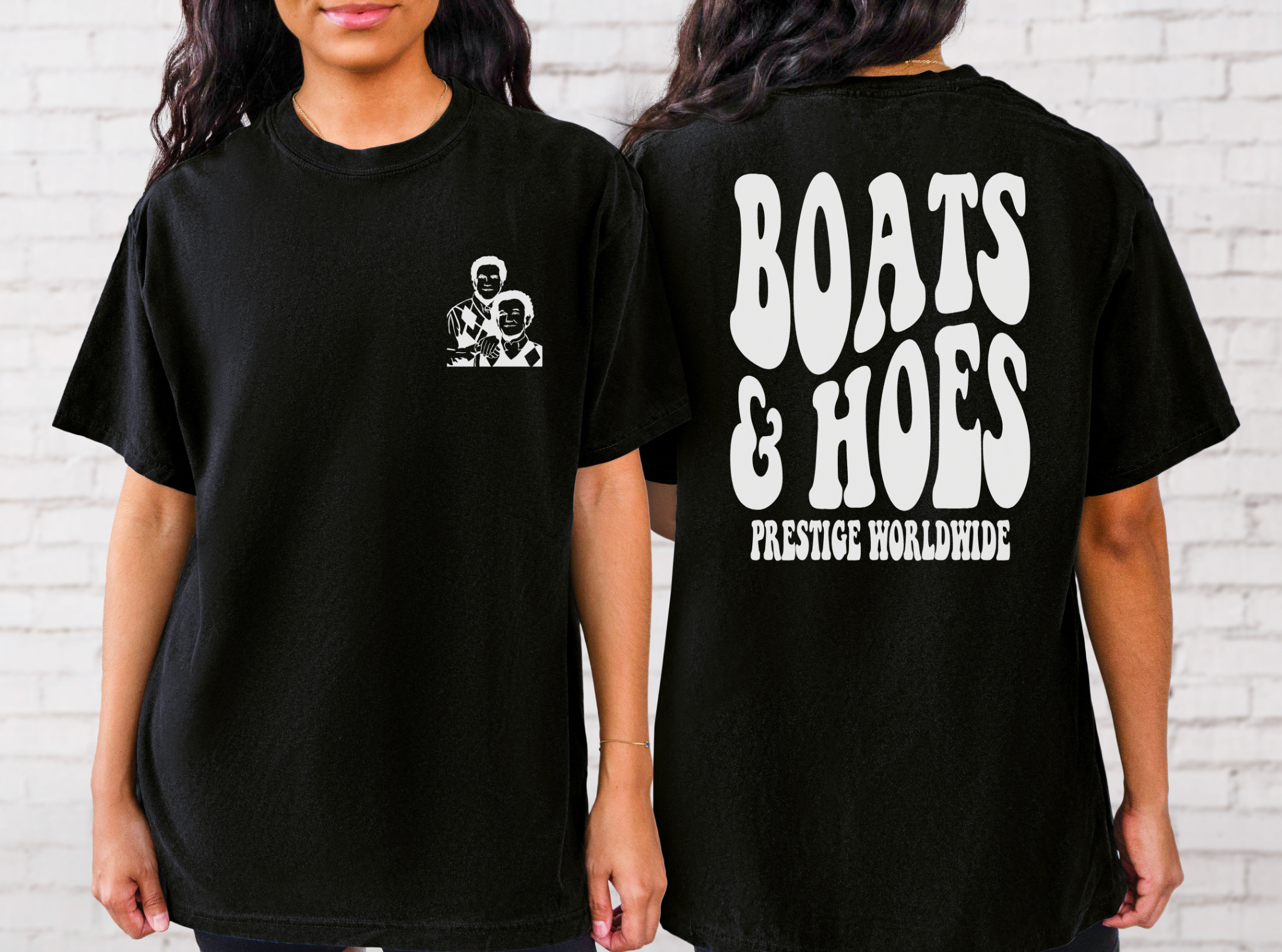 Boats and Hoes Front and Back