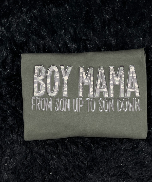 Boy Mama Printed Puff