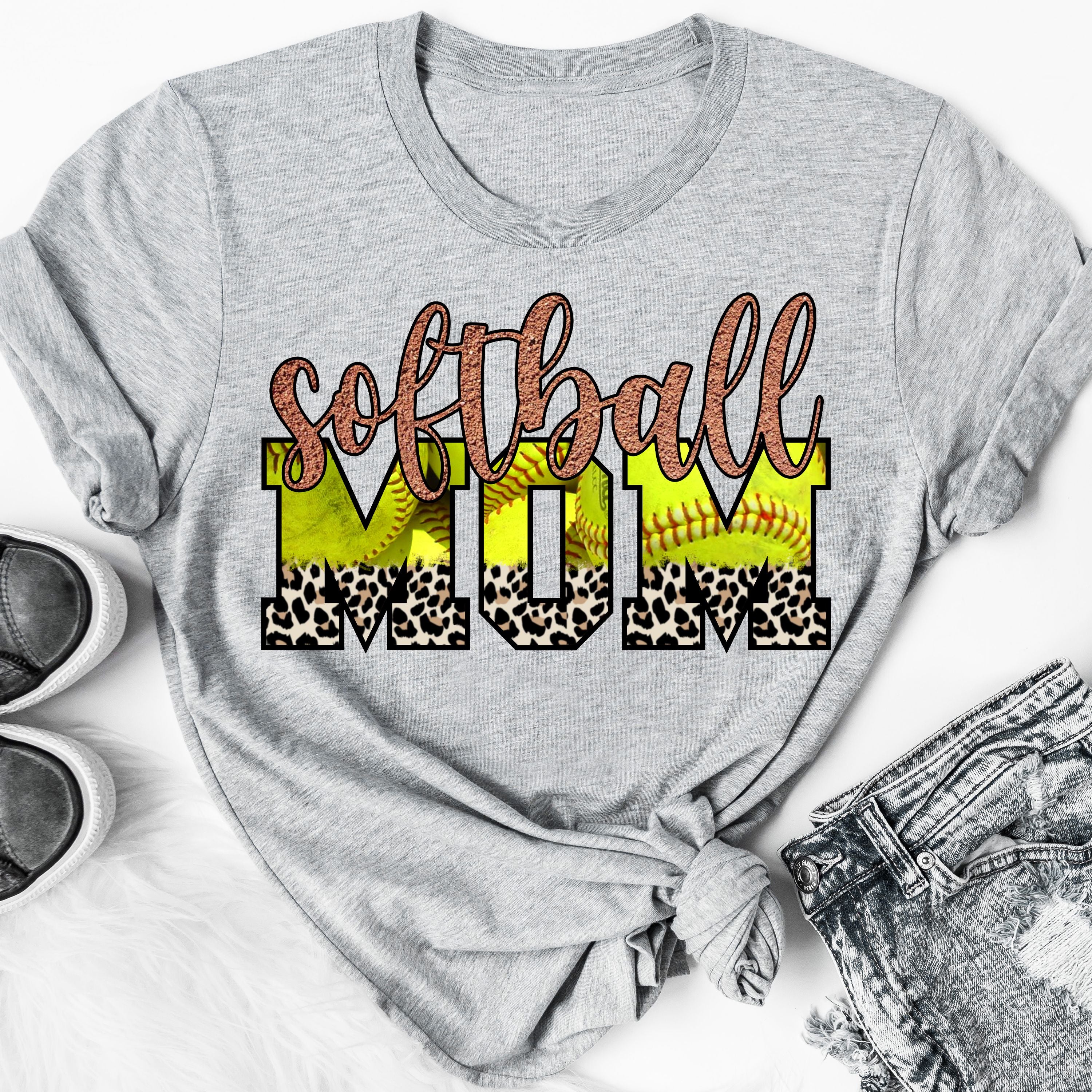 mom texture softball