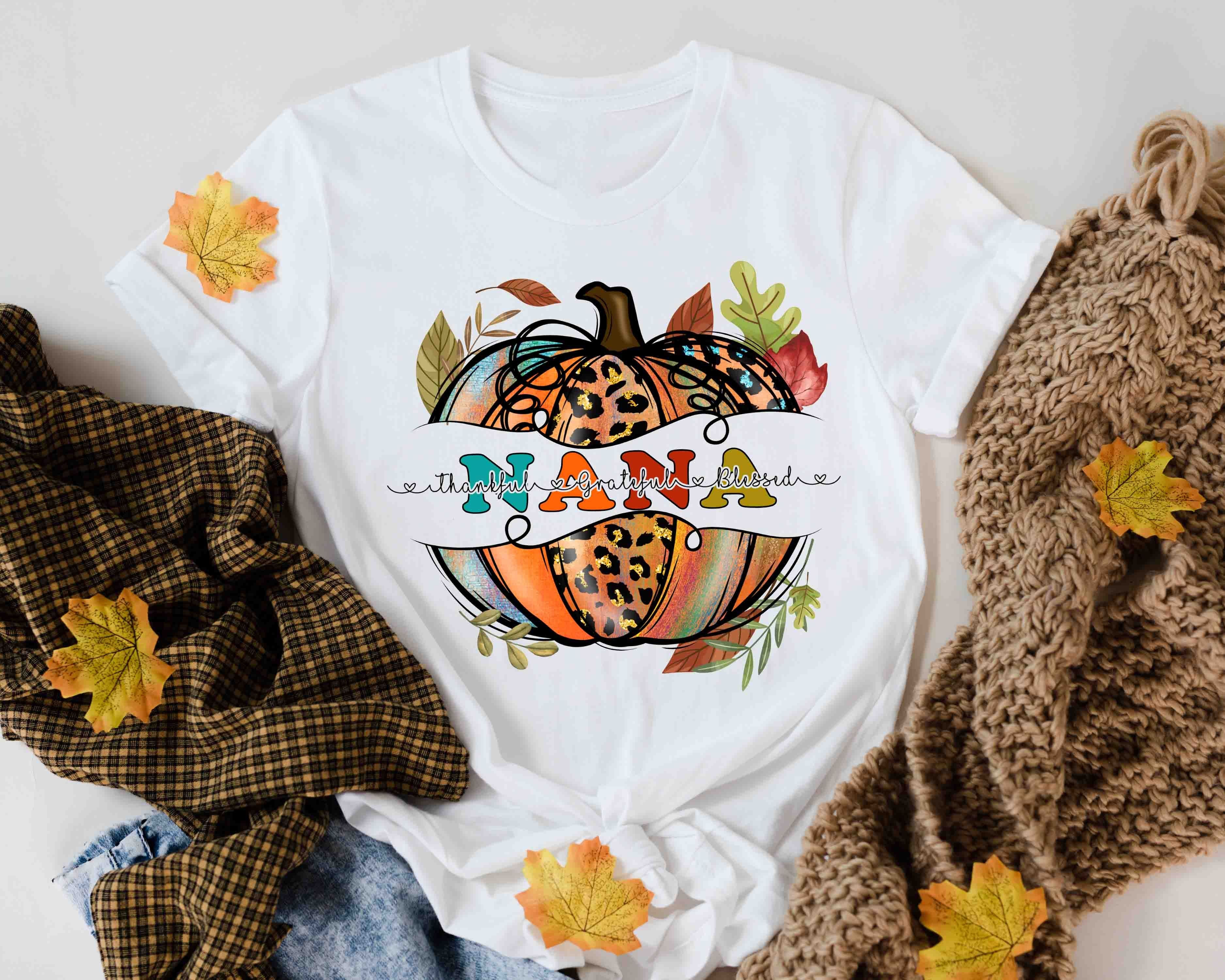 thankful grateful blesses nana pumpkin
