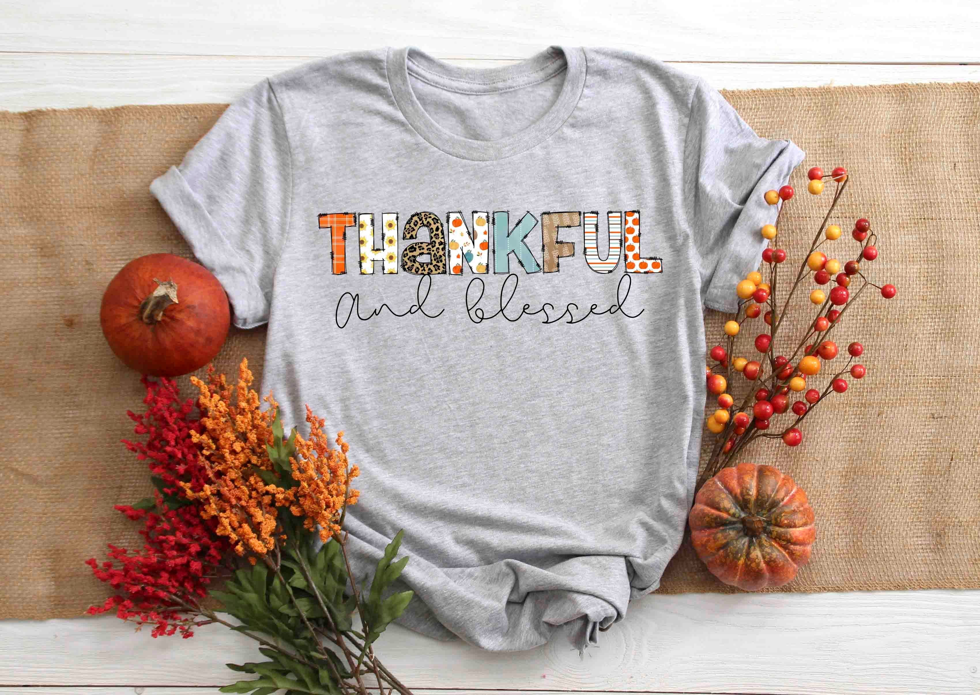 thankful and blessed doodle