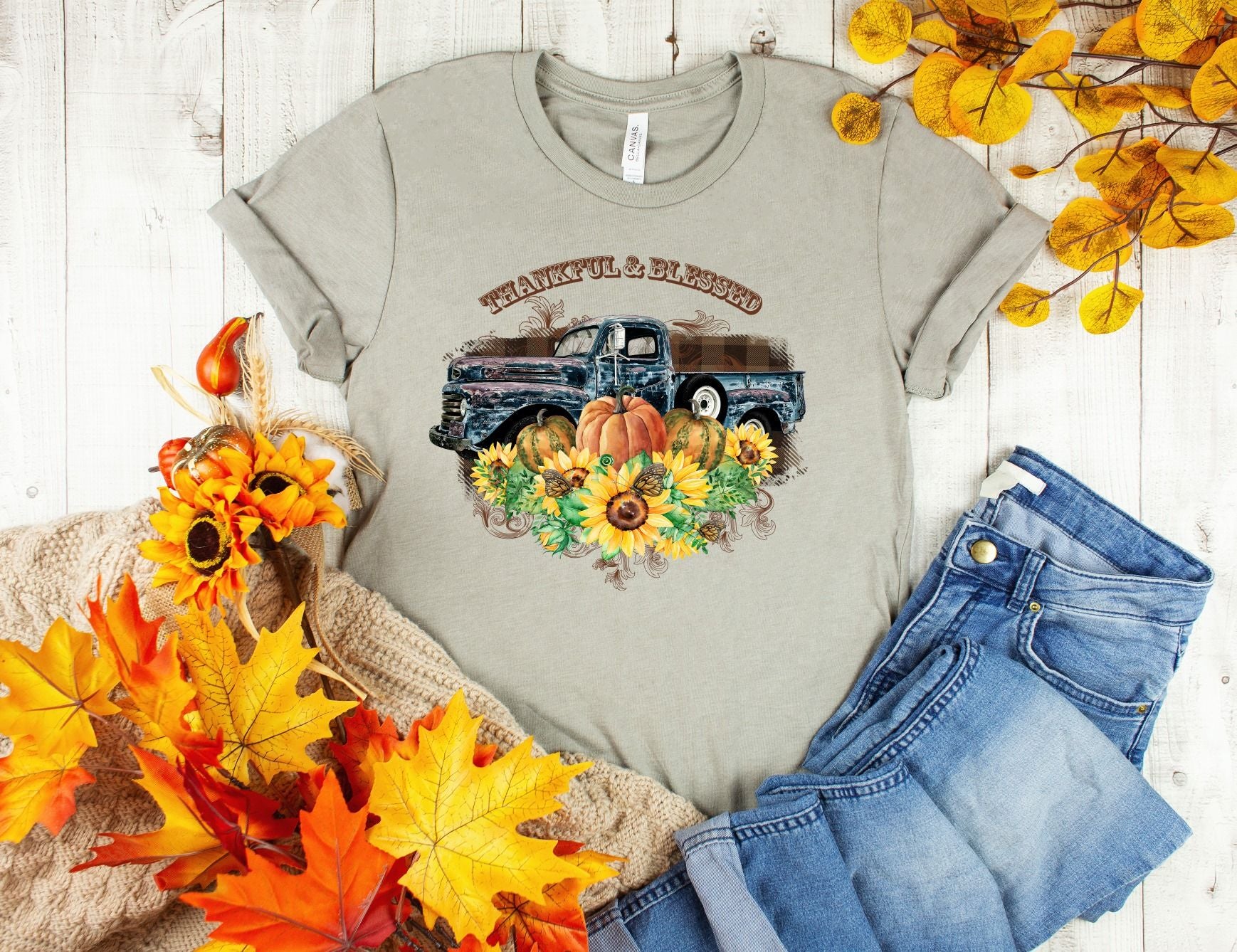 thankful and blessed truck