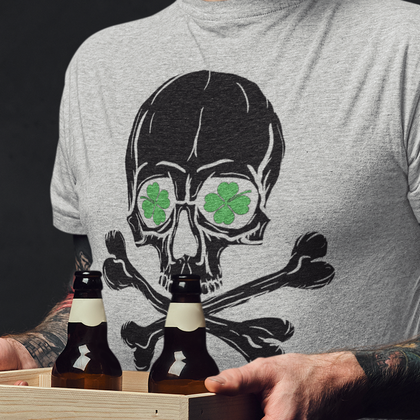 Shamrock Skull