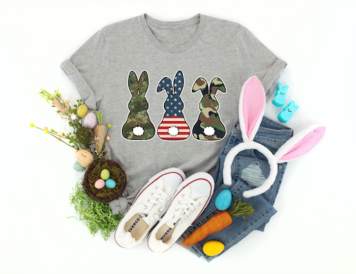 camo flag bunnies