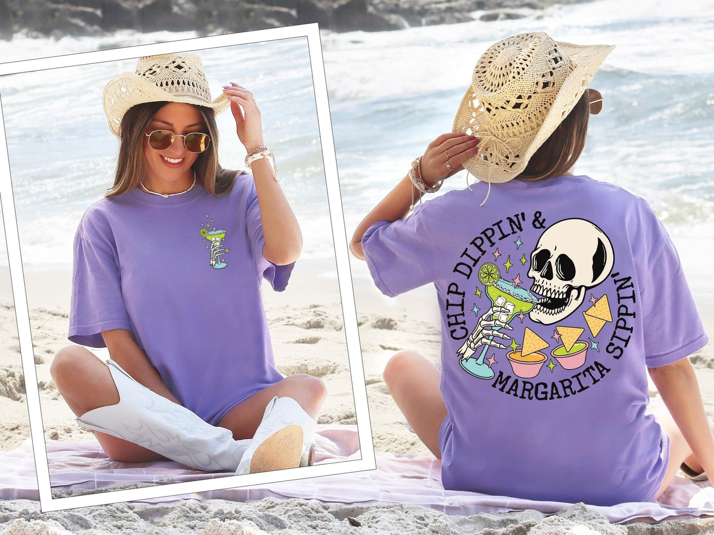 Chip Dipping And Margarita Sippin’ Comfort Colors