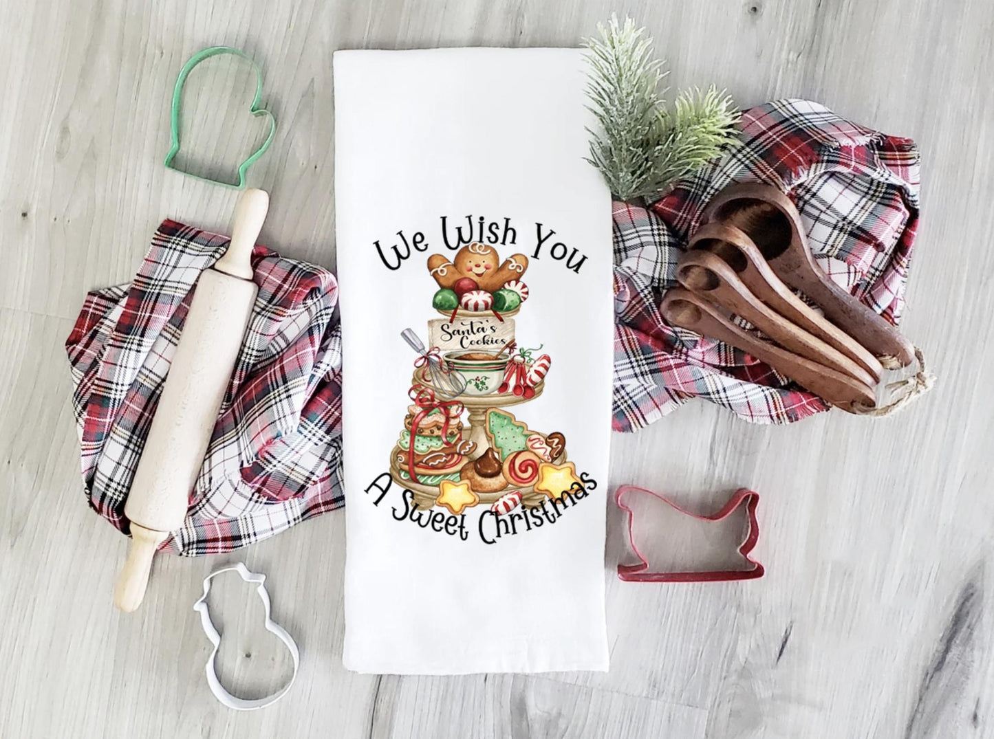 Wish You Were Here Sweet Christmas Towel