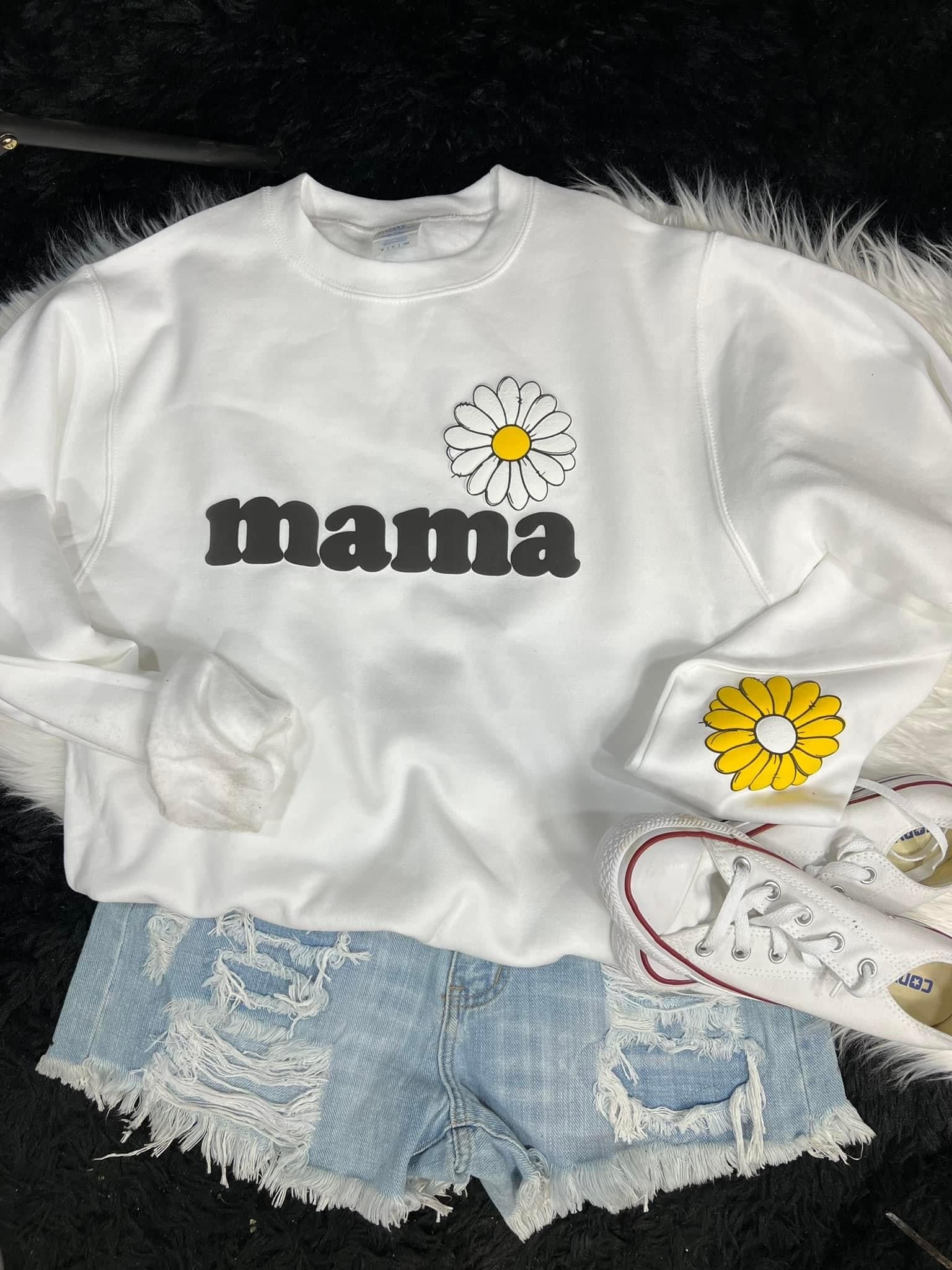 Mama Daisy Puff With Sleeve Design