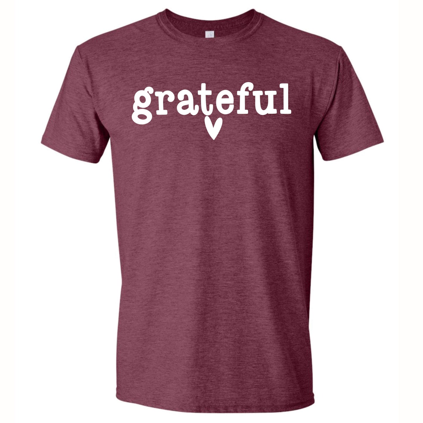 grateful white heart