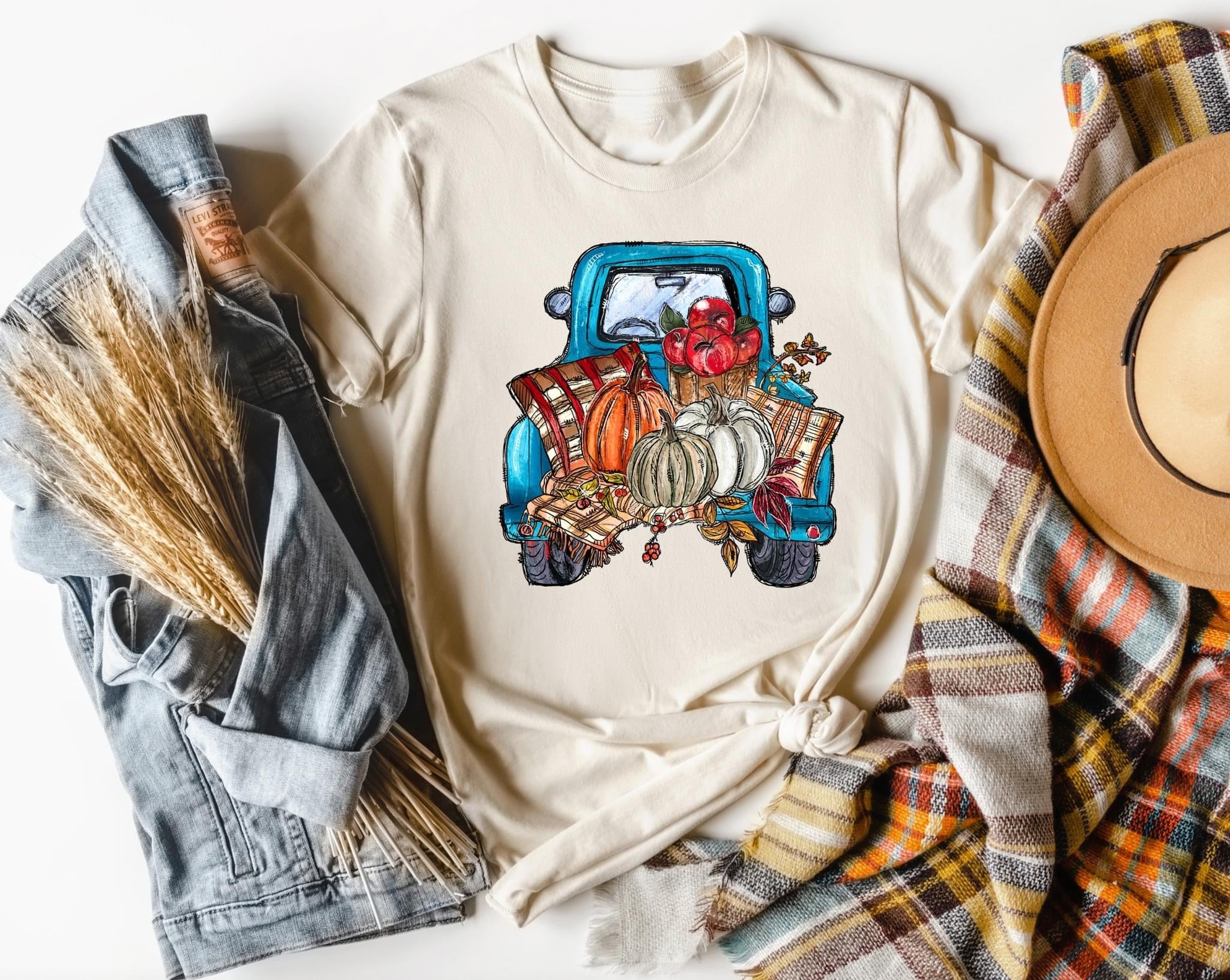 teal fall truck