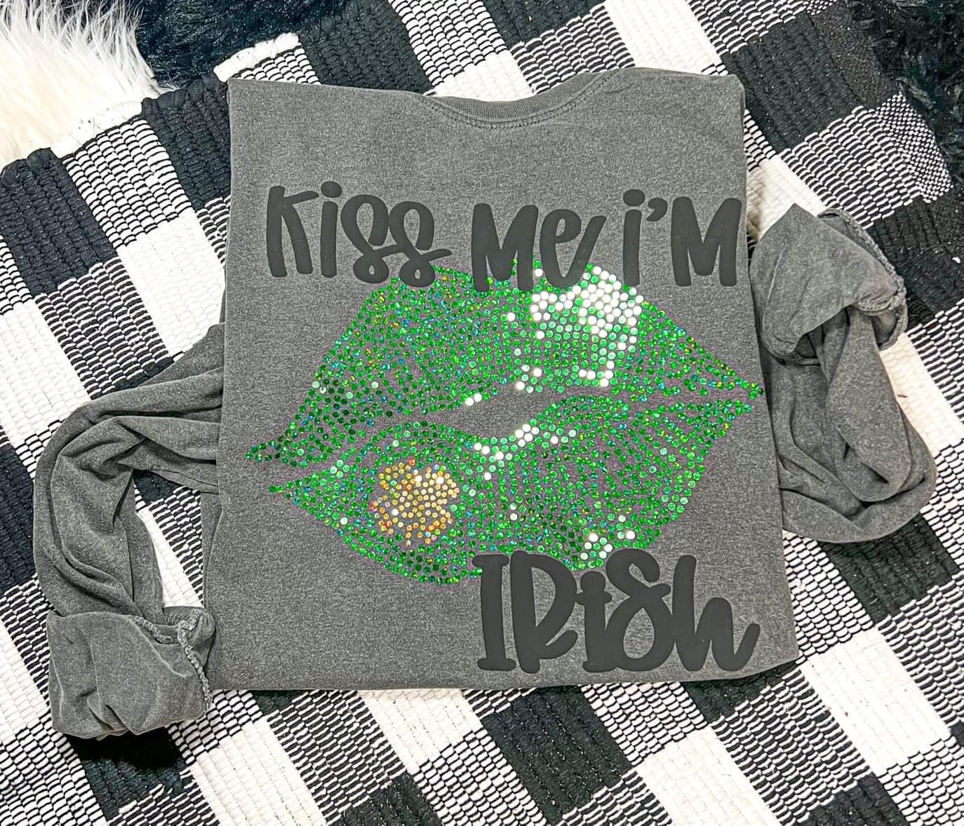 Kiss Me I'm Irish Spangle
