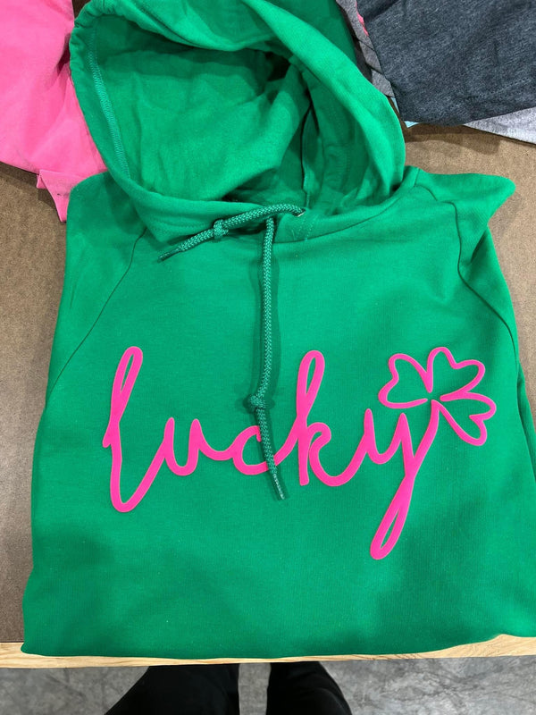 Lucky Puff Hooded Sweatshirt