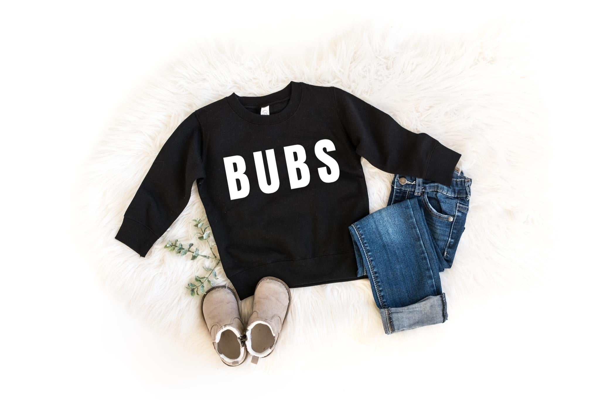 bubs crew fleece