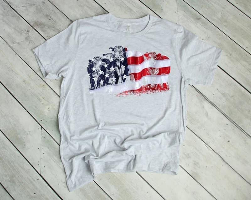 usa cow flag