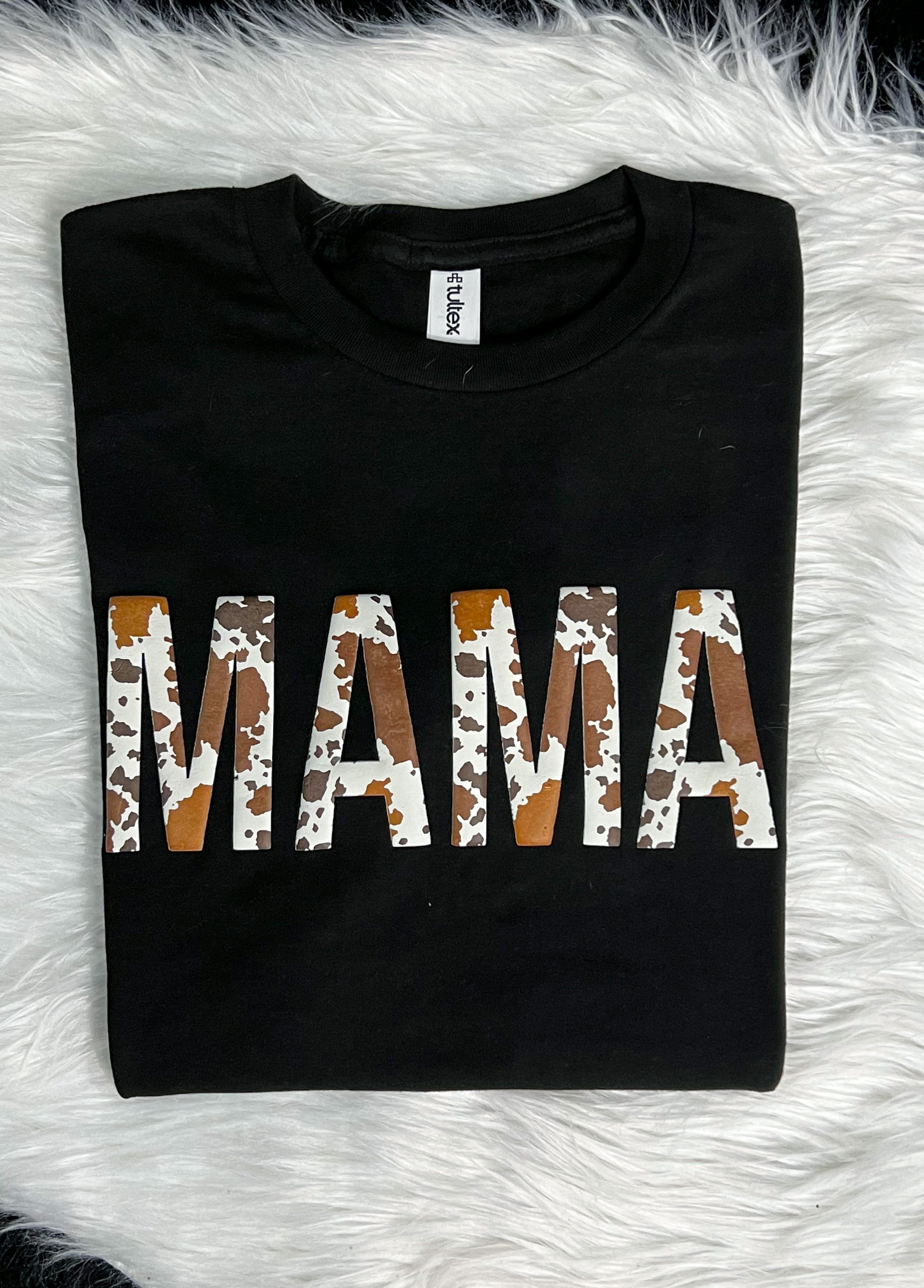 Mama Cowhide Puff