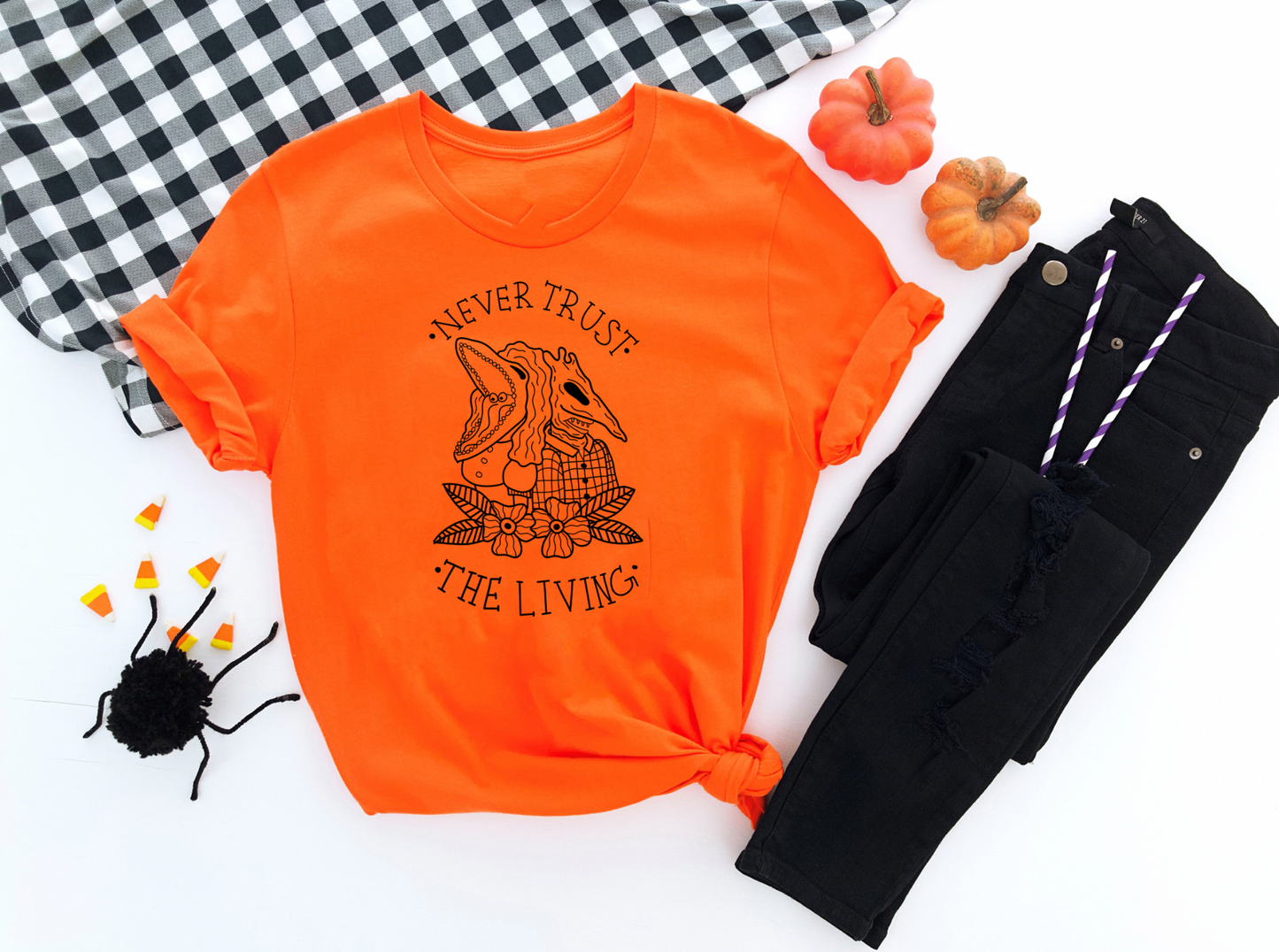 never trust the living