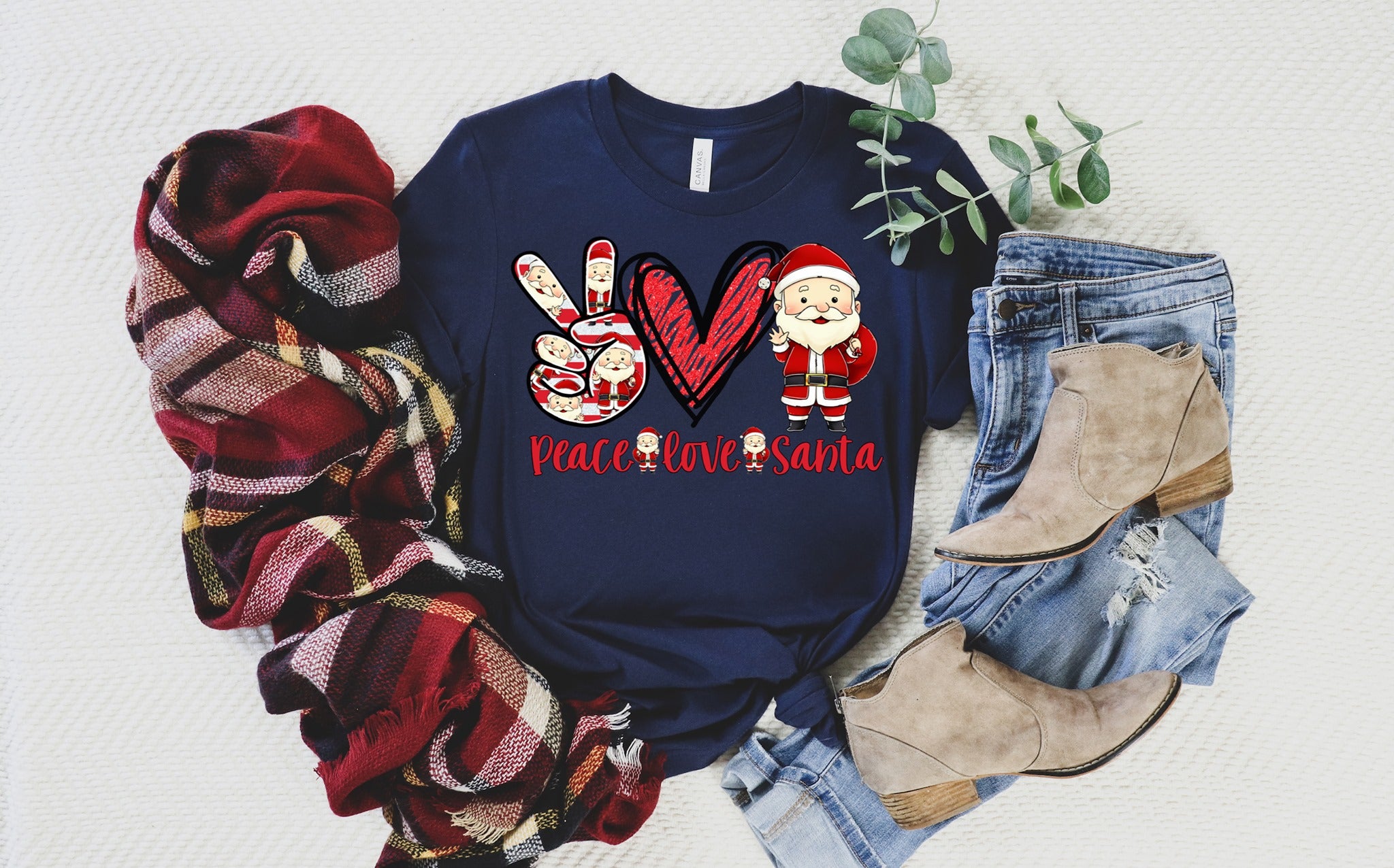 peace love santa