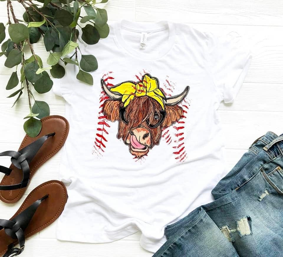 softball messy cow