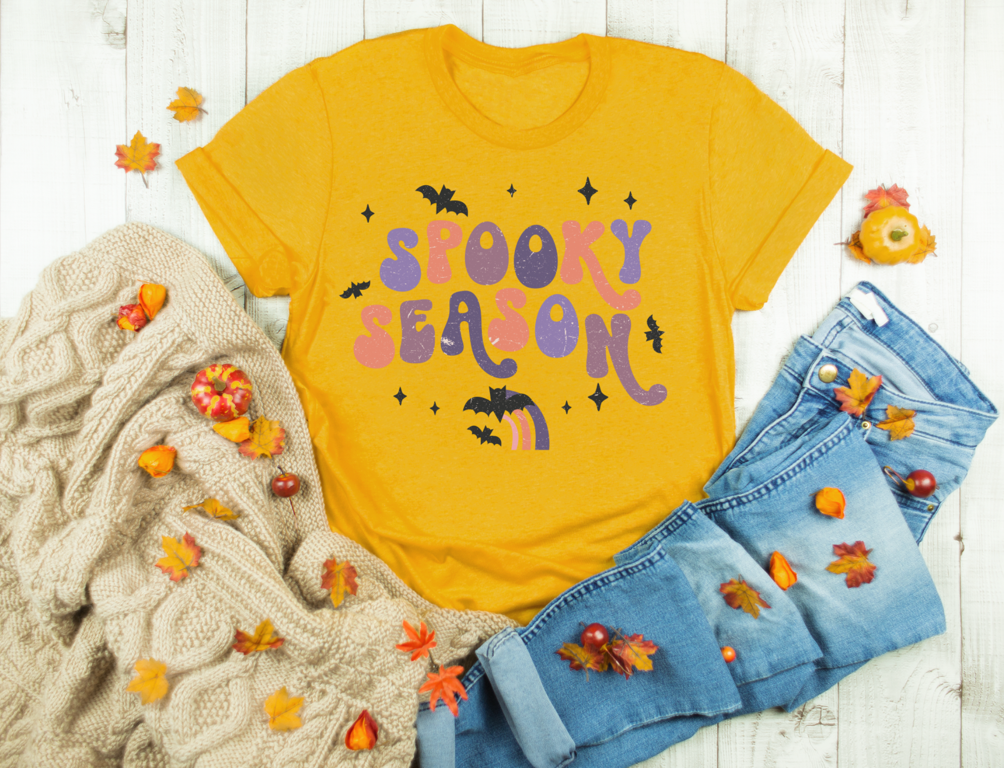spooky season colorful
