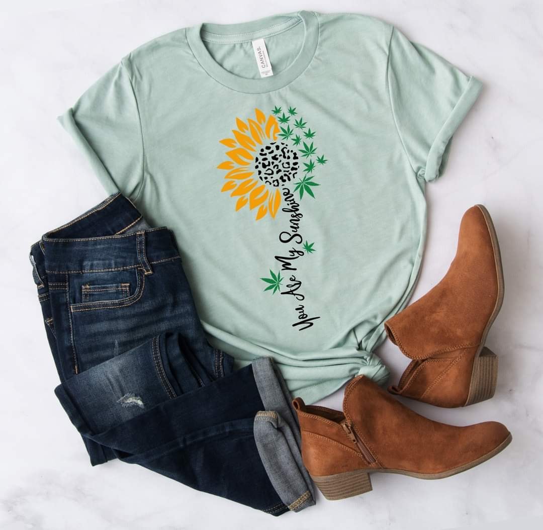 you are my sunshine pot leaf