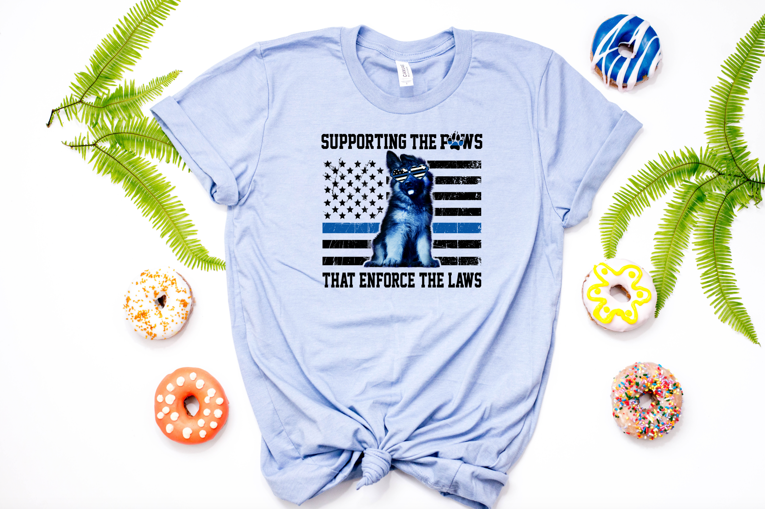 supporting the paws