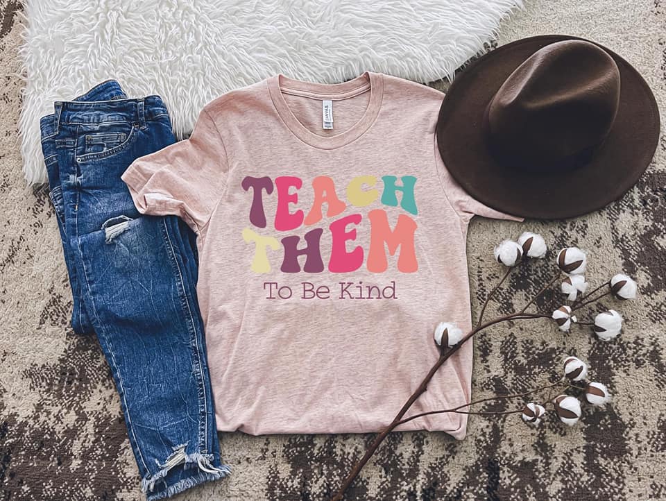 teach them to be kind rainbow