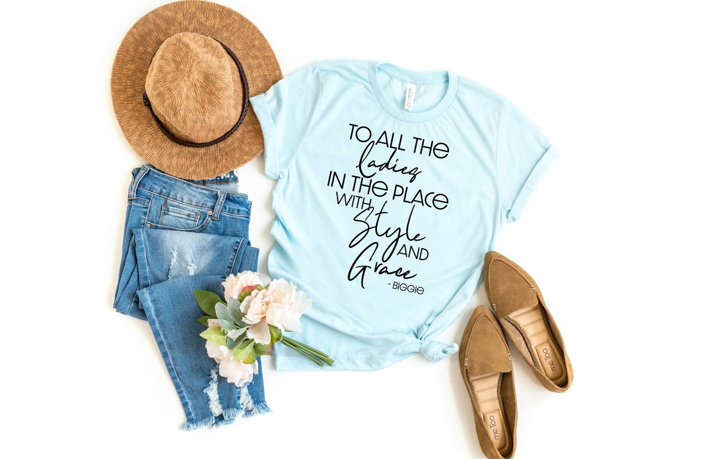 to all the ladies in the place with style and grace