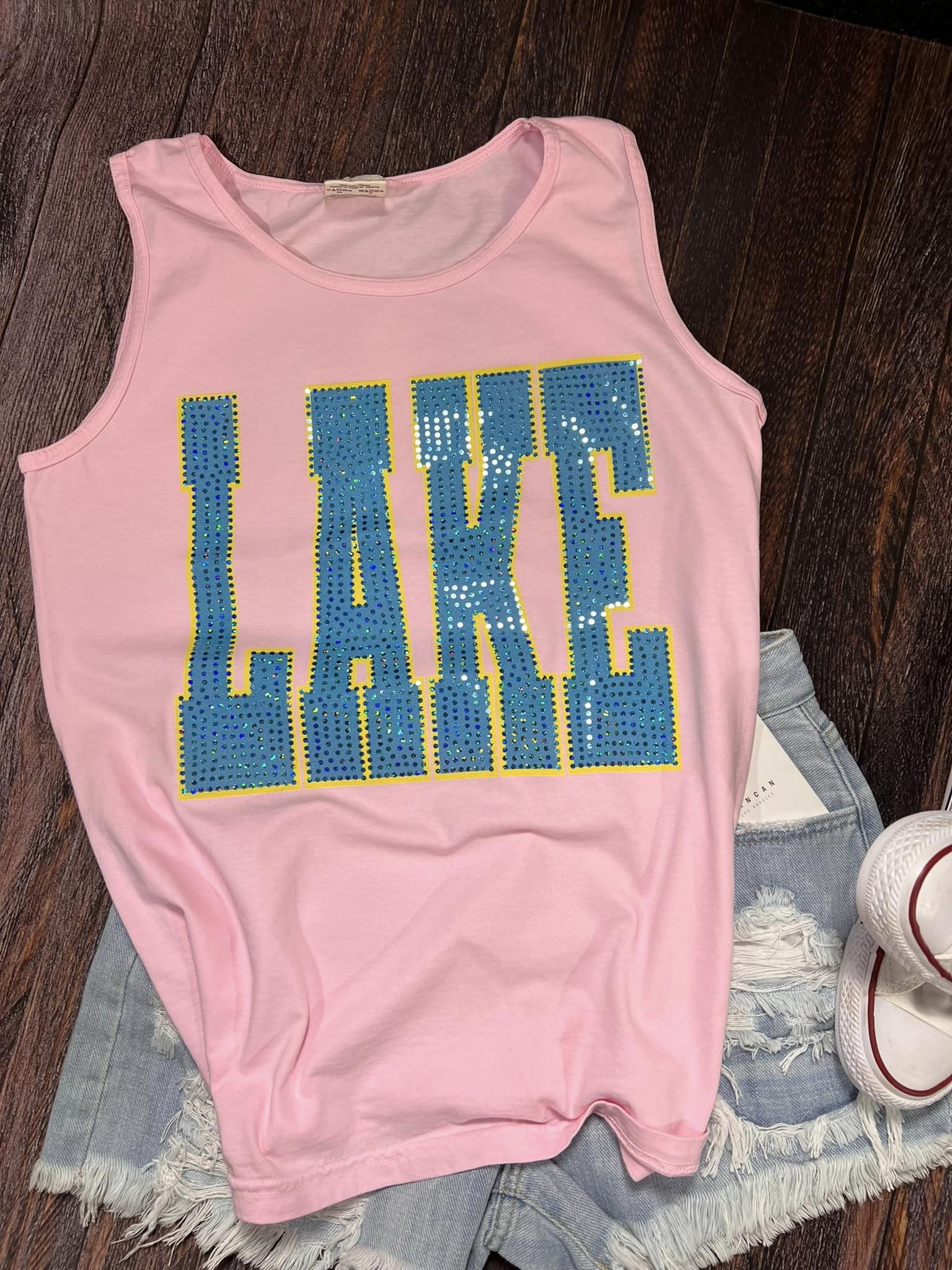 Lake Spangle Comfort Colors Tank Top