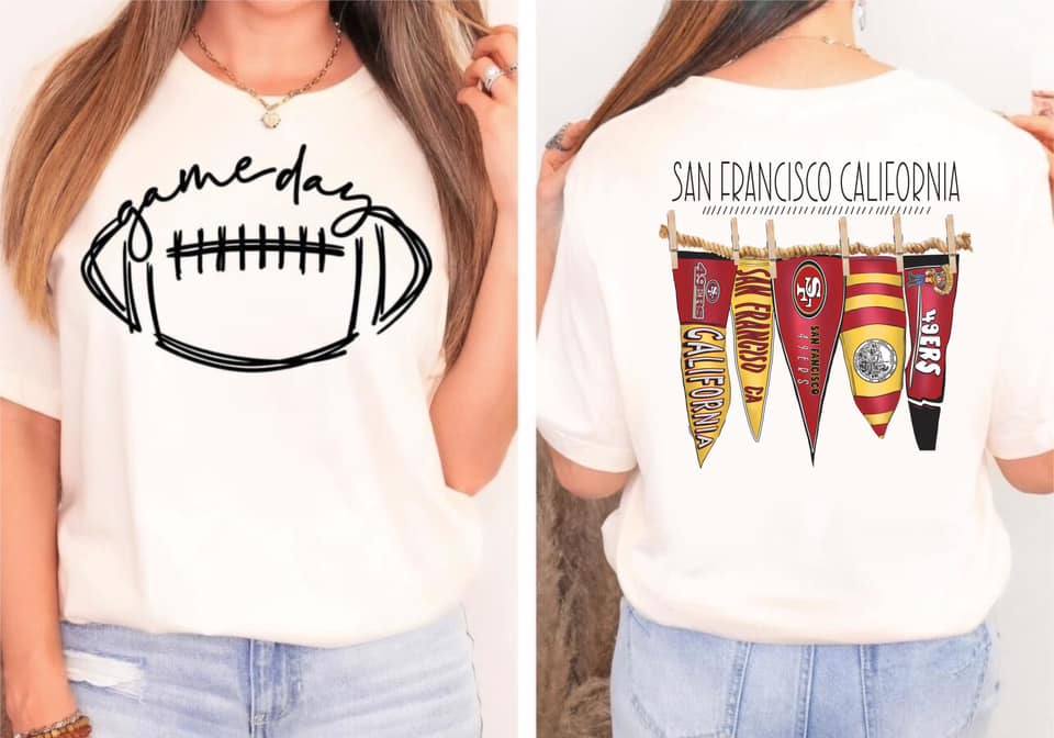 San Francisco California Pennant Flags Comfort Colors