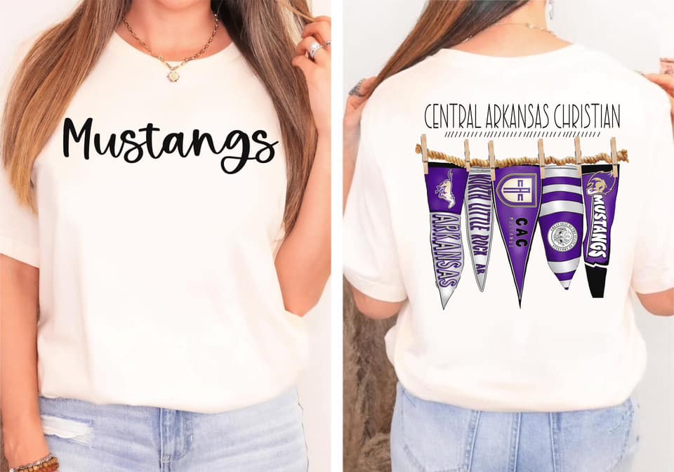 Central Arkansas Pennant Flags Comfort Colors