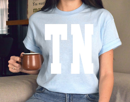 TN White Spangle Comfort Colors