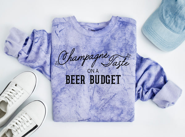 Champagne Taste On A Beer Budget Colorblast Fleece