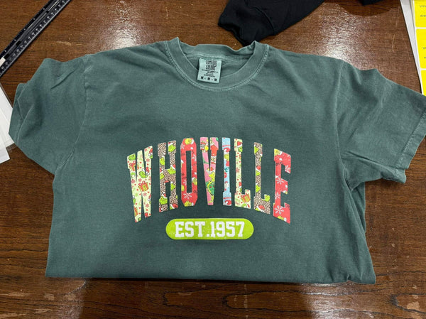 Whoville Printed Puff Short Sleeve