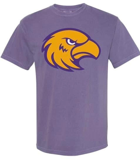 Purple And Gold Eagle With Spangle