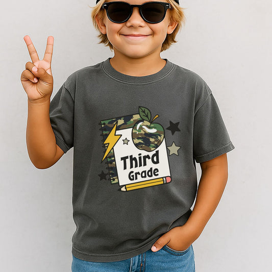 Camo Notebook 3rd grade