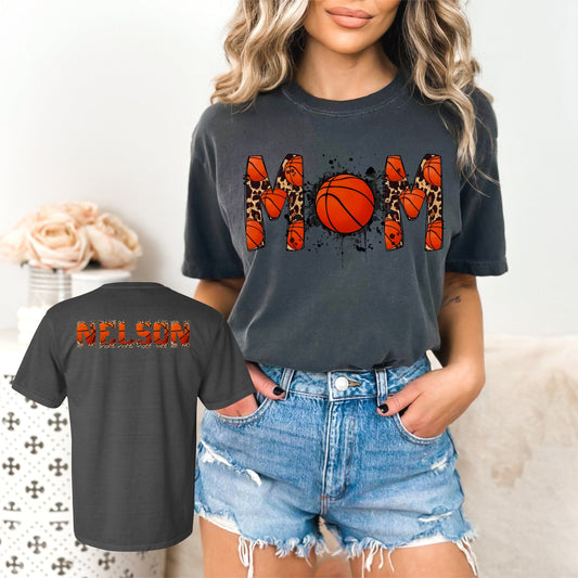 Basketball Custom Name Back Long Sleeve