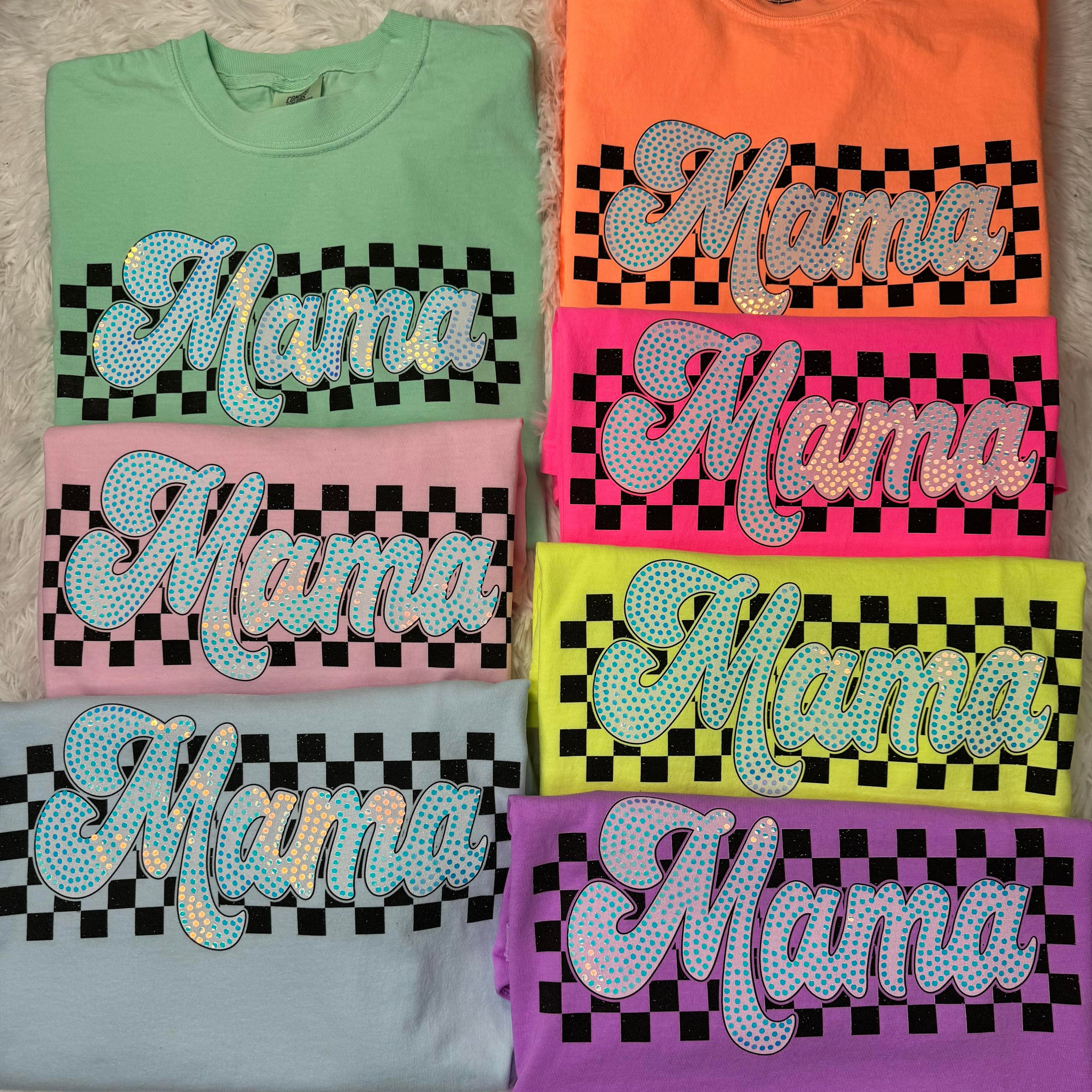 Mama Checkered Spangle
