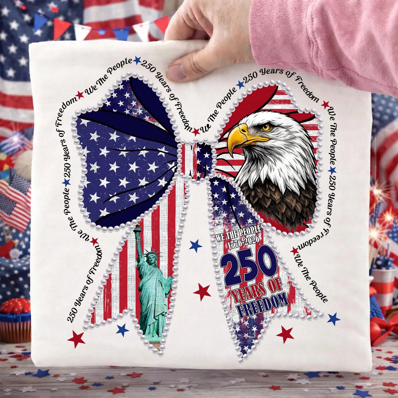 America 250th bow