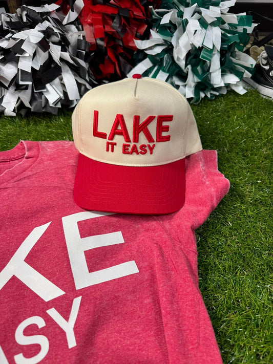 Lake it Easy Embroidered Cap