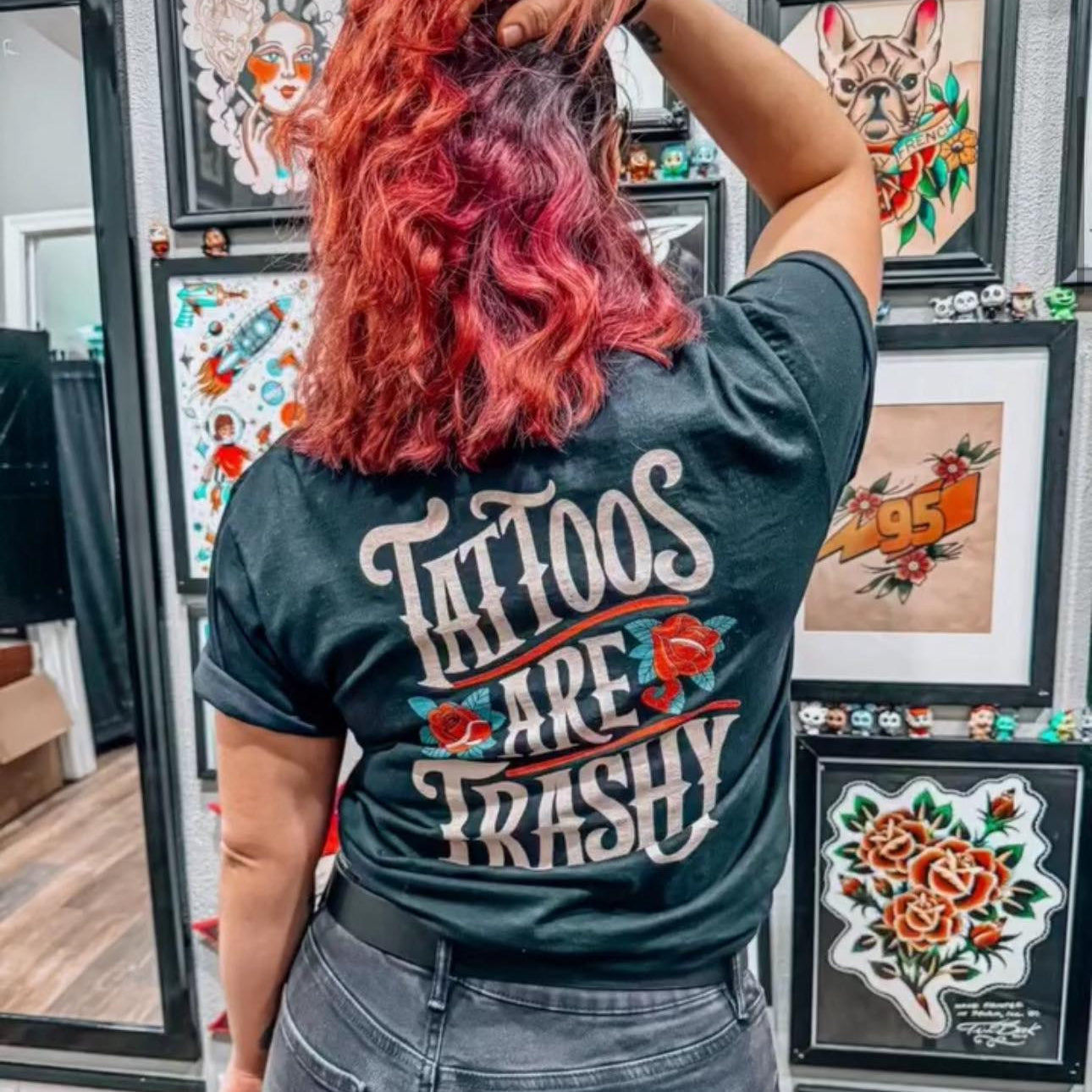 Tattoos ARe Trashy - BACK PRINT ONLY