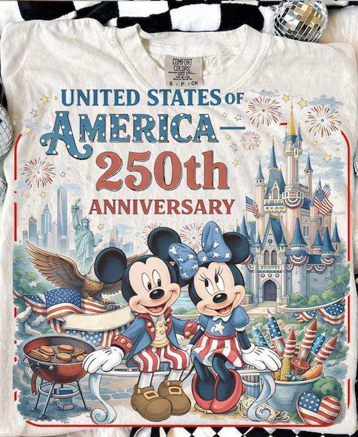 USA america disney 250th