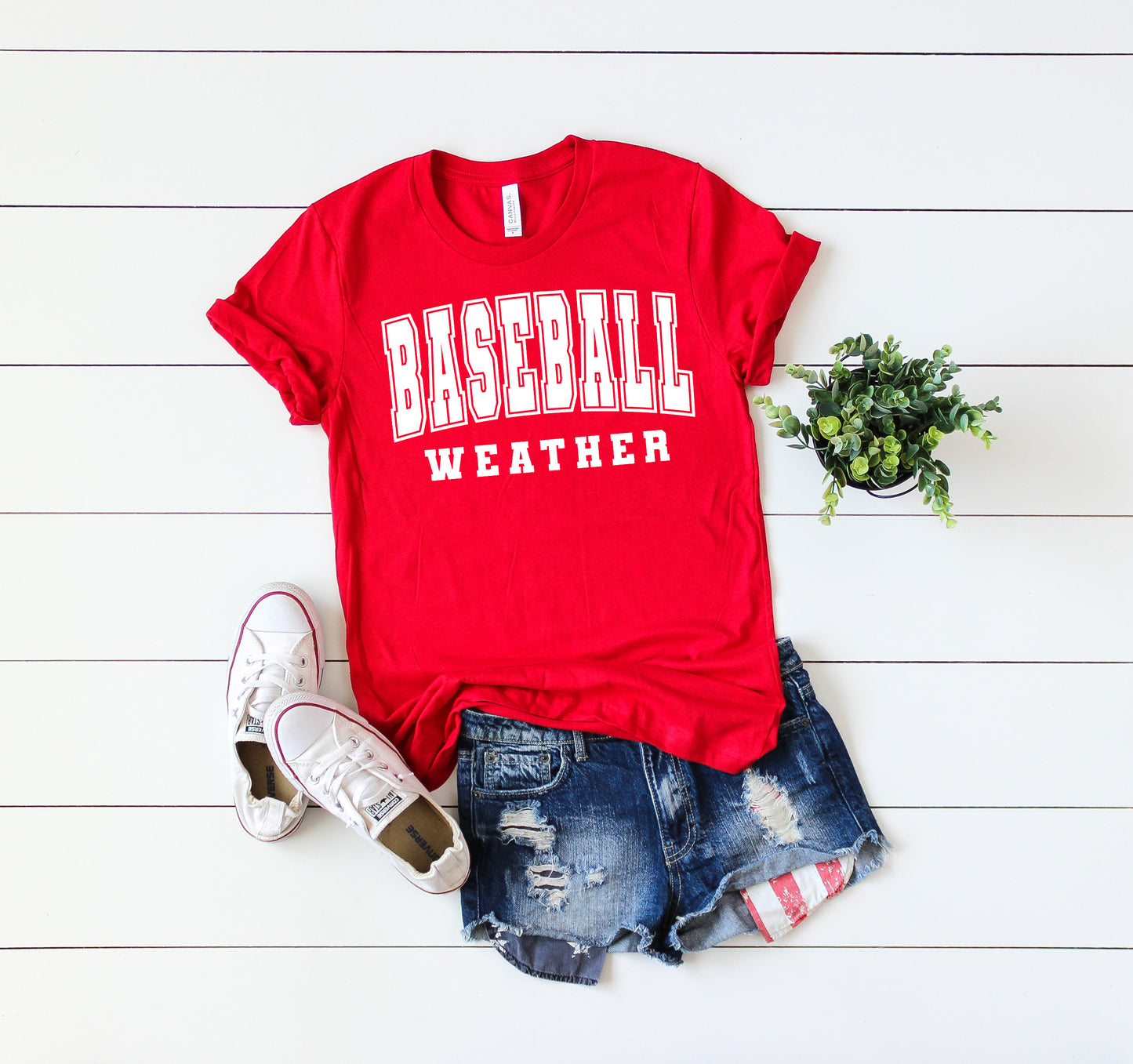 Baseball Weather White Puff