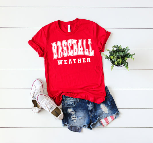 Baseball Weather White Puff