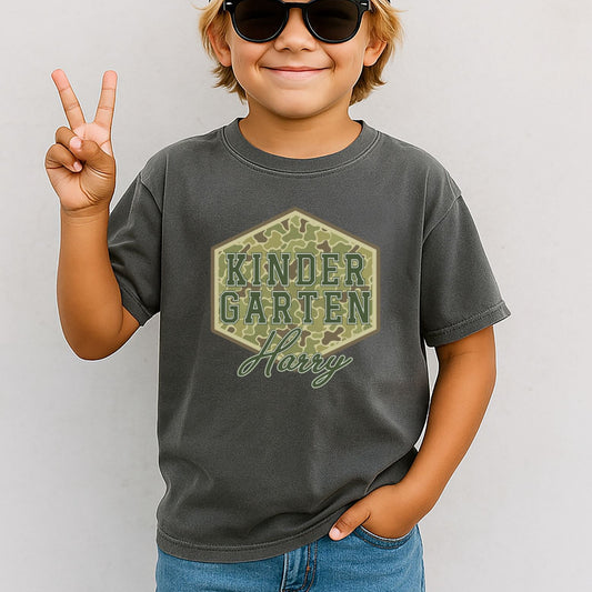 Camo Badge Custom Name and grade