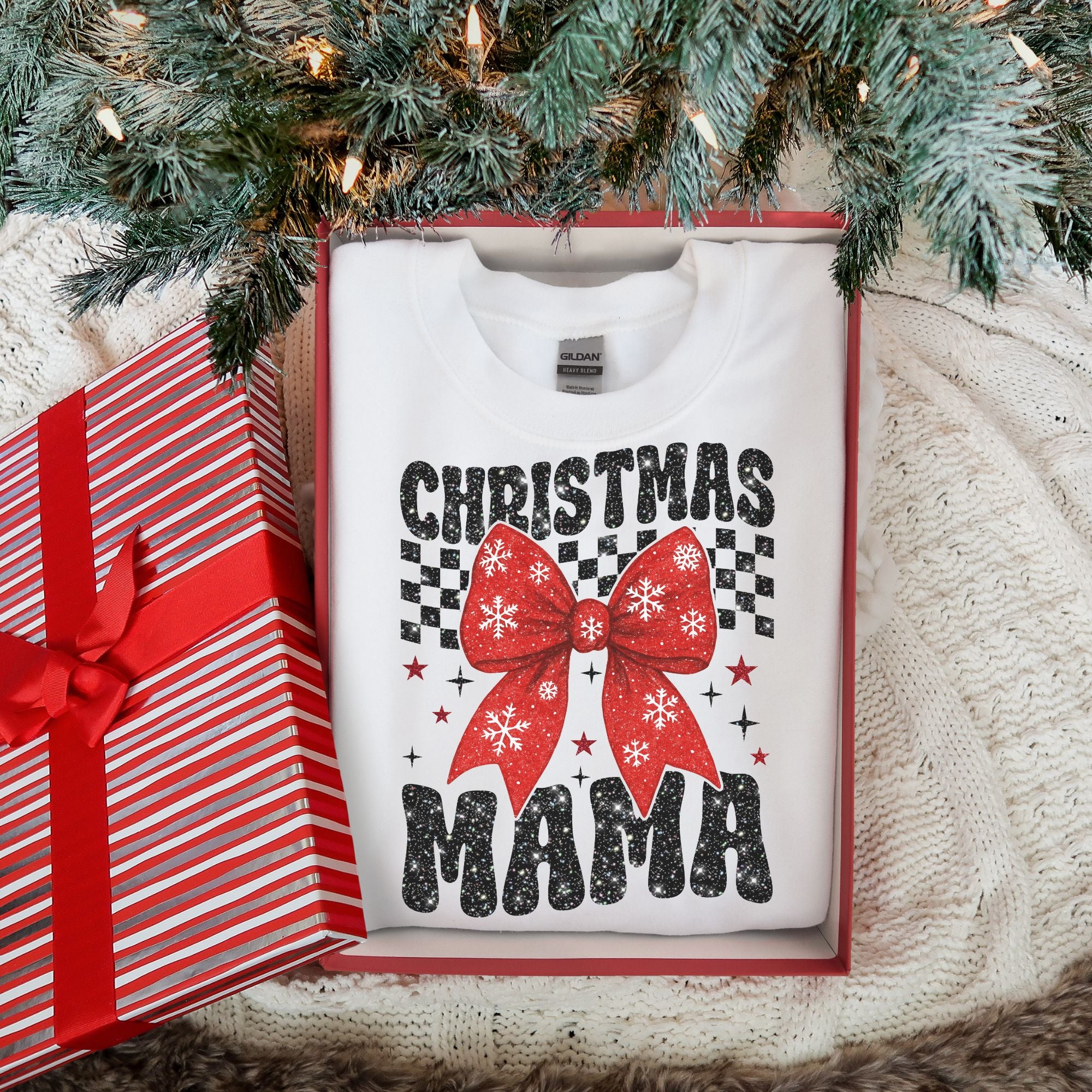 CHRISTMAS MAMA BOW