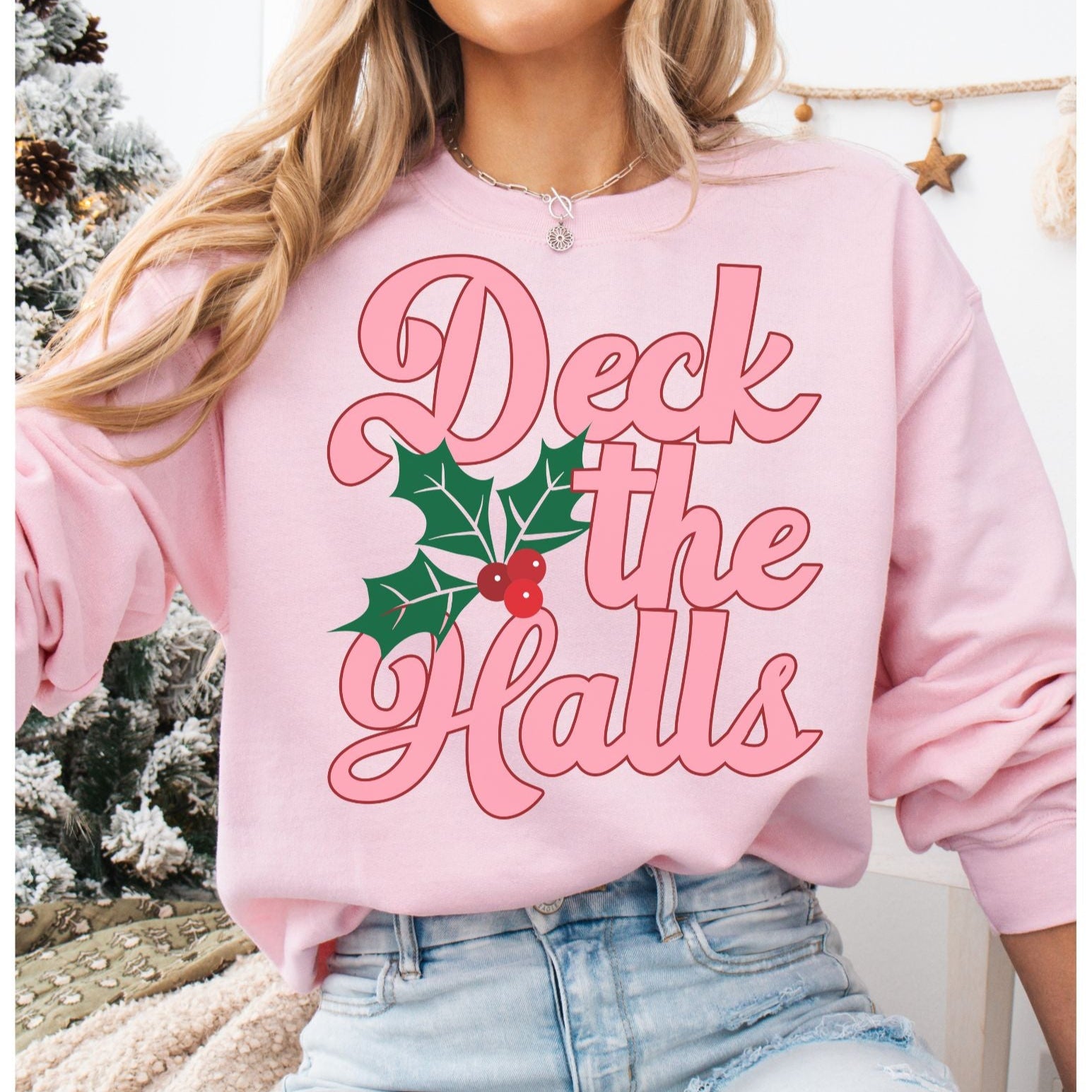 Deck the Halls Pink